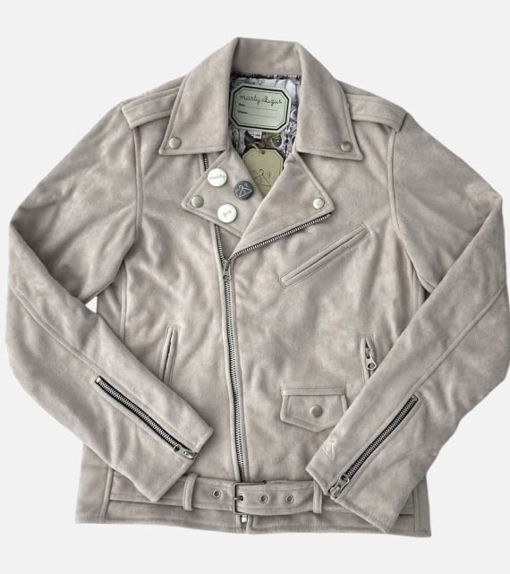 Blouson suede beige santana marque Martyandgus
