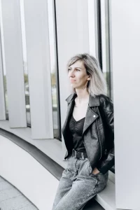 Blouson cuir et jean
